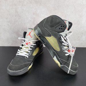 Air Jordan 5 Retro Black Metallic 2007 Size 11.5 - Nike 136027-004